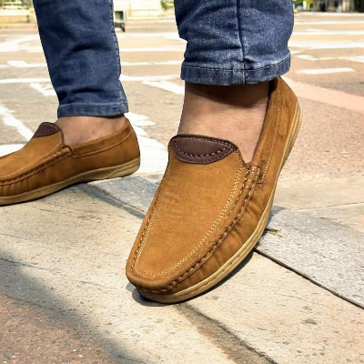 Buy Kites Suede Coffe loafer for men(china Suede leather, crape sole) at Best Price in Bangladesh