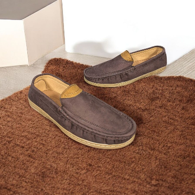 Buy Kites Suede Chocolate loafer for men(china Suede leather, crape sole) at Best Price in Bangladesh