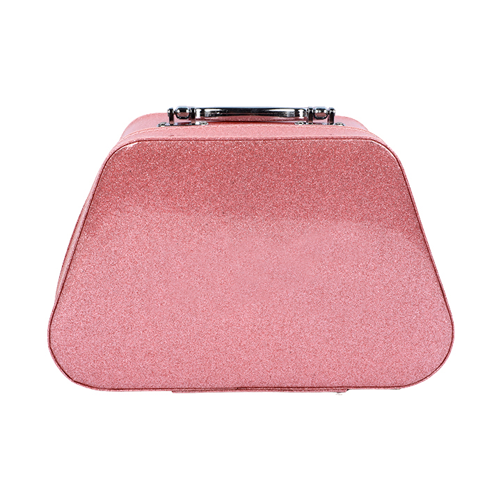 Big Glitter Makeup Box Travel Friendly Makeup Organizer Pink
