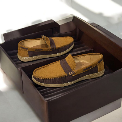 Buy Kites Suede Coffe loafer for men(china Suede leather, crape sole) at Best Price in Bangladesh