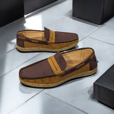 Buy Kites Suede Chocolate loafer for men(china Suede leather, crape sole) at Best Price in Bangladesh