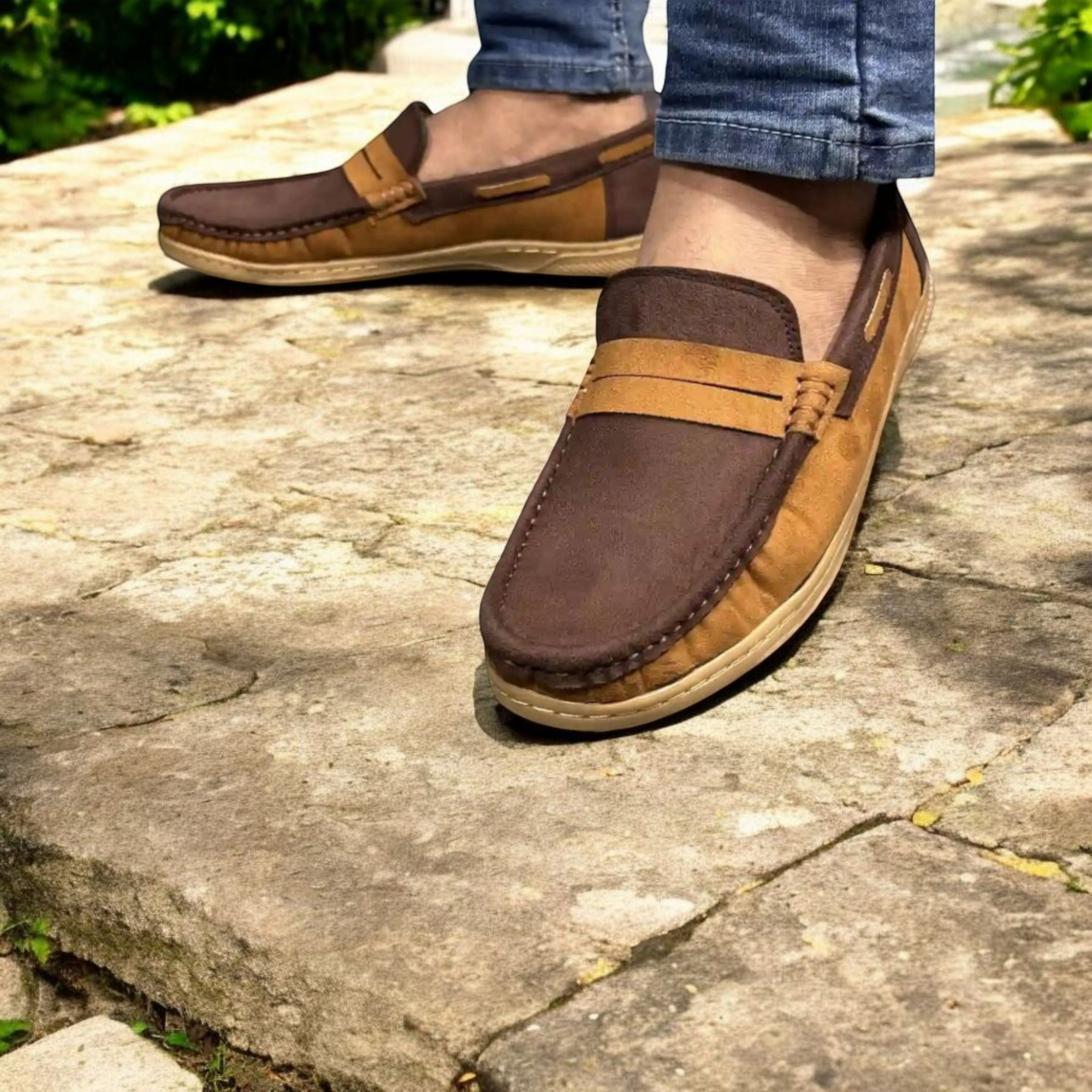 Buy Kites Suede Chocolate loafer for men(china Suede leather, crape sole) at Best Price in Bangladesh