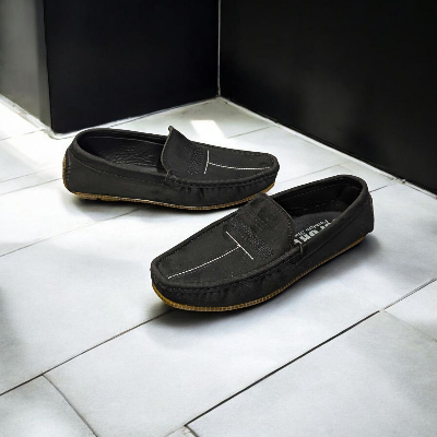Buy Kites Suede Black loafer for men(china Suede leather, crape sole) at Best Price in Bangladesh