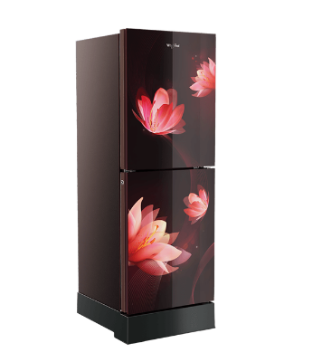 Buy Whirlpool 236 Liter Fresh Magic Pro Glass Door Florina Red at Best Price In Bangladesh	