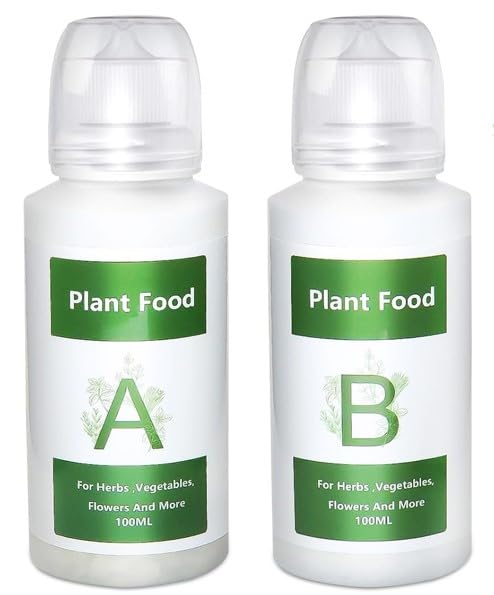 Picture of Hydroponic Nutrients AB Plant Food Nutrients, Plant Food A & B Hydroponics Supplies, Indoor Plant Fertilizer for Hydroponics Growing System( A+B Per 100ML)