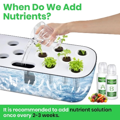 Picture of Hydroponic Nutrients AB Plant Food Nutrients, Plant Food A & B Hydroponics Supplies, Indoor Plant Fertilizer for Hydroponics Growing System( A+B Per 100ML)