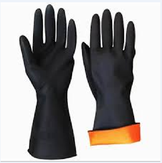 Picture of Rubber Gloves 1 Pair (Same As Picture) - Gardening Tools