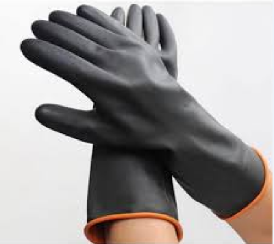Picture of Rubber Gloves 1 Pair (Same As Picture) - Gardening Tools