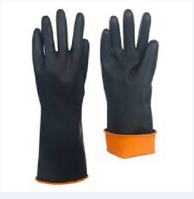 Picture of Rubber Gloves 1 Pair (Same As Picture) - Gardening Tools