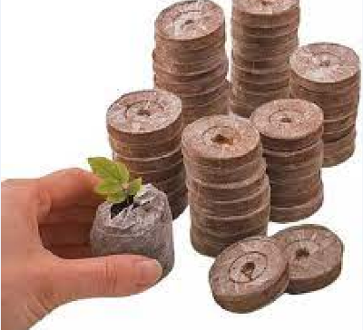 Picture of Pellets Seed Starting Plugs Pallet Seedling Soil Block( 30 Pcs)