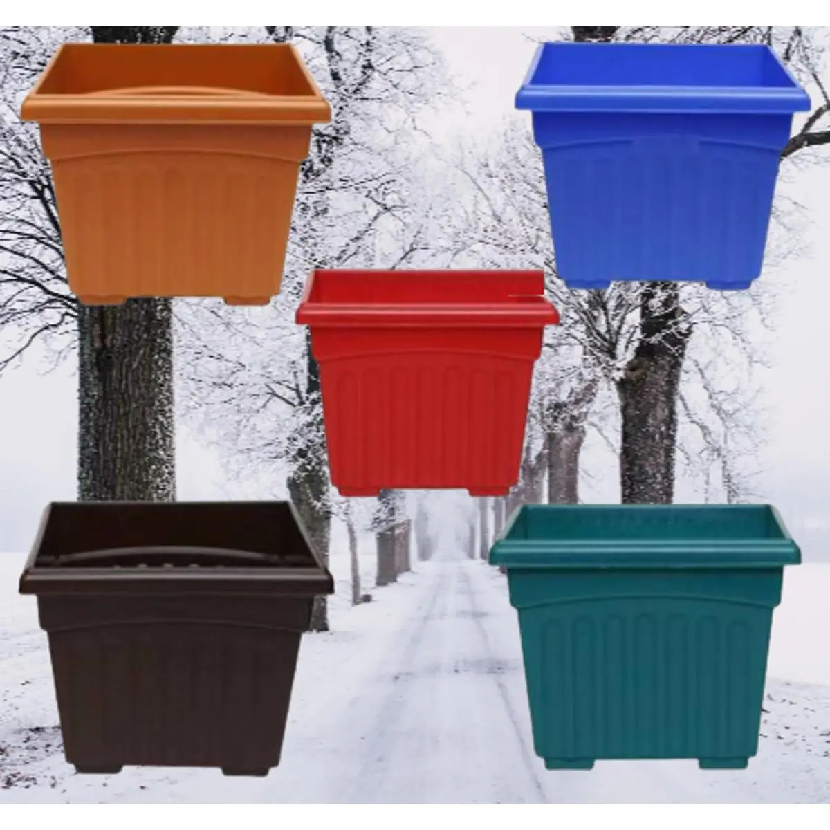 Picture of ফুলের টব 5.5" (Four colour 5 pics Set)