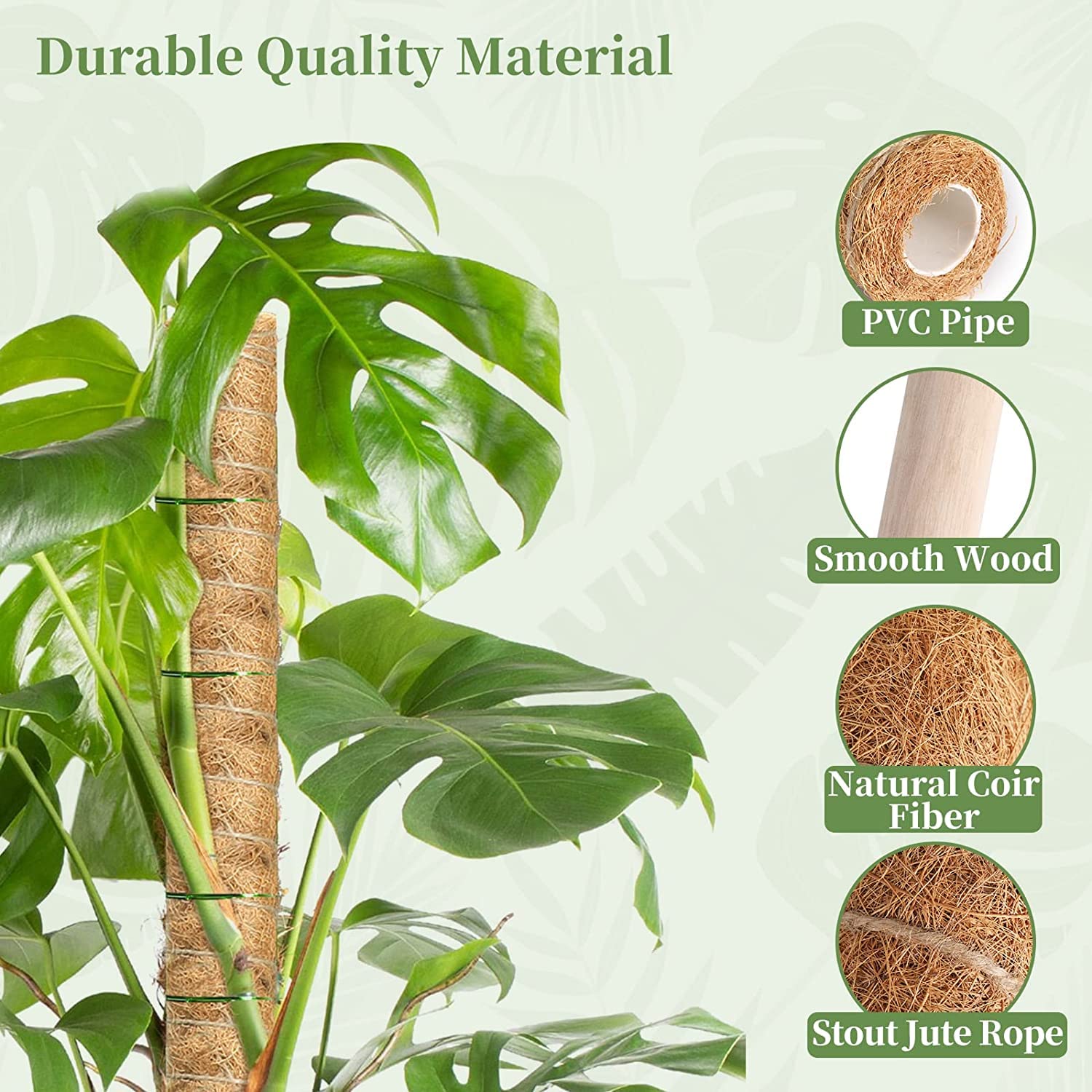 Picture of Coco Pole#Cocopeat Stick for indoor Plant 1 pcs 36Inchi