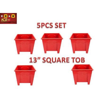 Picture of Square Flower Tub- 13" Square tob 5 pcs set