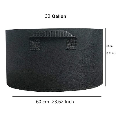 Picture of 30 gallon fabric pots nonwoven geotextile planting bag