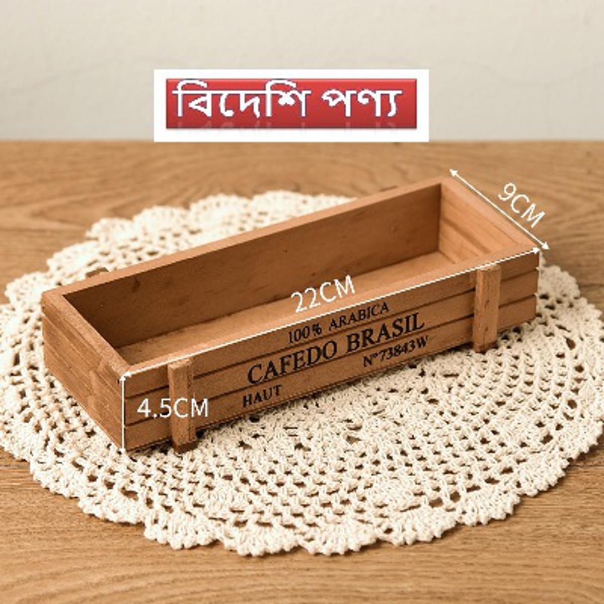 Picture of Mini Flower Pots Wooden Garden YaMicro Landscape Flower Succulent Container Plant Pot Garden Balcony