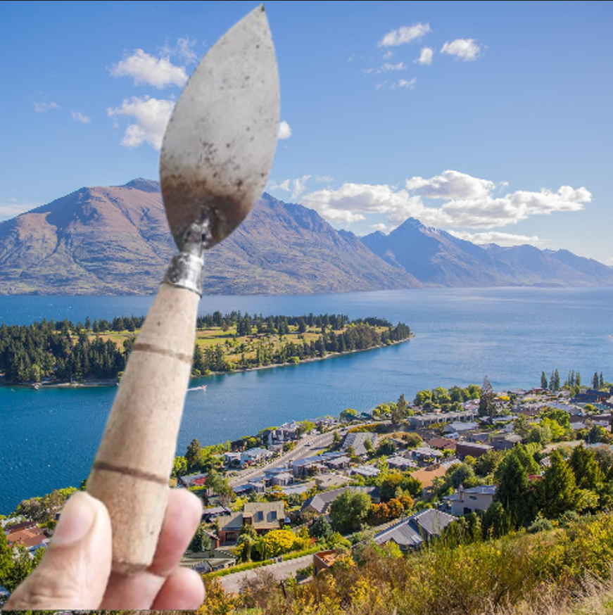 Picture of Mini Trowel for gardening works 1pc