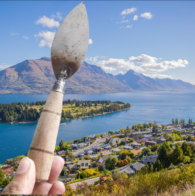 Picture of Mini Trowel for gardening works 1pc