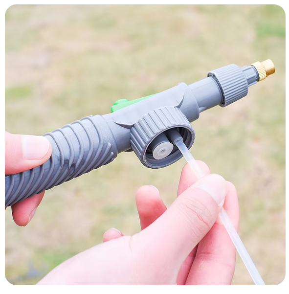 Picture of Garden Watering Tool High Pressure Air Pump Manual Sprayer Adjustable Drink Bottle Spray Head Nozzle