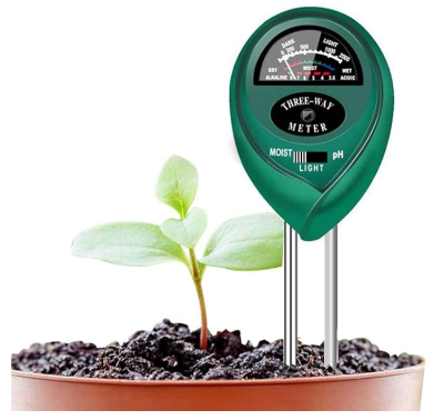 Picture of Soil pH Meter, 3-in-1 Soil Tester Kits with Moisture, Light and PH Test for Garden, Farm, Lawn, Farm, Plants, Herbs & Gardening Tools, Indoor/Outdoors Plant Care