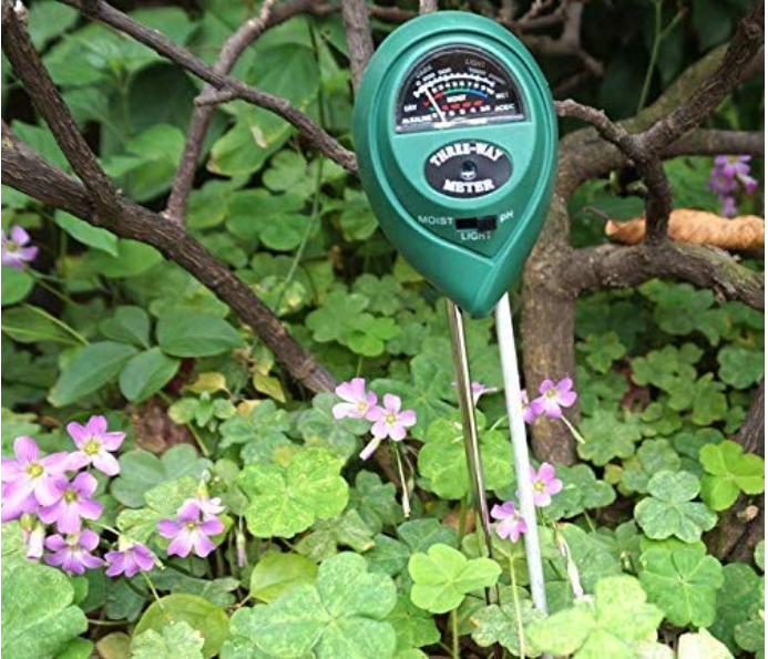 Picture of Soil pH Meter, 3-in-1 Soil Tester Kits with Moisture, Light and PH Test for Garden, Farm, Lawn, Farm, Plants, Herbs & Gardening Tools, Indoor/Outdoors Plant Care