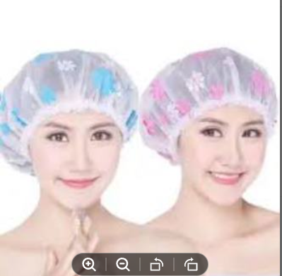 Picture of Waterproof Female Shower Cap/Women Shower Cap For Bath-3pcs