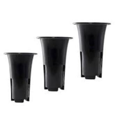 Picture of Orchid Nursery Pot-Home Garden Plastic Tall Black Herb Flower Planter 1pcs