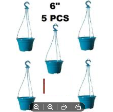 Picture of BP Planter Hanging 6 Inchi 5 Pcs