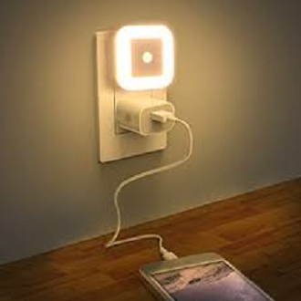 Picture of Wireless LED Night Light Sensor Lighting Mini EU US Plug Lamp For Children Room Bedroom Decoration Lights