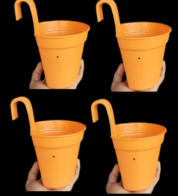 Picture of 15 cm House  Grill Planters multi color 5 pcs set