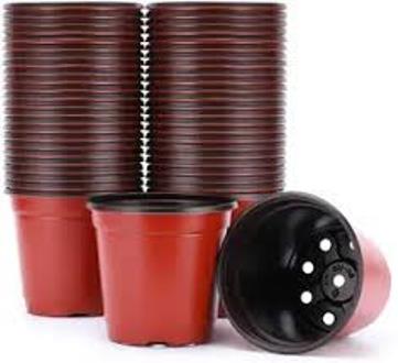 Picture of Plastic Nursery Pots Two-color Succulent Flower Pot 50 Pcs(3.5 Inchi)