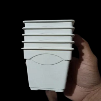 Picture of Flower Pot-3Inchi White Thai Planter For Indoor plant 10 pcs