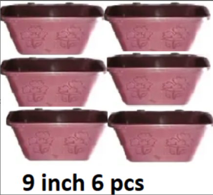 Picture of 24 CM Vertical Flower pot 6 Pcs
