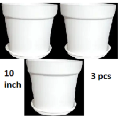 Picture of 10 Inchi White coler Mat Tob With Tray 3 pcs