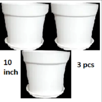 Picture of 10 Inchi White coler Mat Tob With Tray 3 pcs