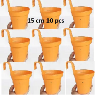 Picture of 15 cm Plastic Grill planter (5.8inch)-Grill Flower tob  (10 pcs set)