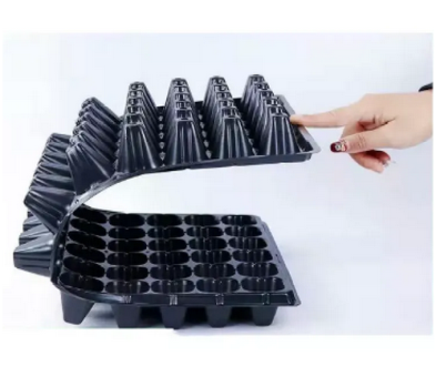 Picture of Seed Tray 50 cells-Plant Seeds Grow Nursery Pots Tray Vegetable Plastic Nursery Tray Seedling Tray 50 Cell