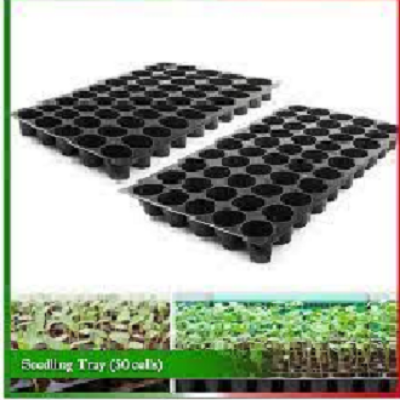 Picture of Seed Tray 50 cells-Plant Seeds Grow Nursery Pots Tray Vegetable Plastic Nursery Tray Seedling Tray 50 Cell