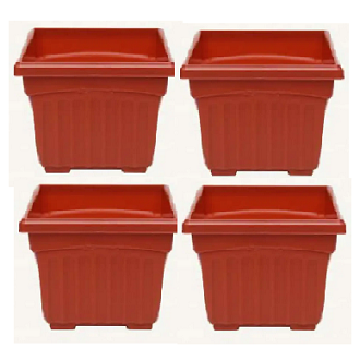 Picture of 4 Inch Khandani Square Planter - (4 PCS)