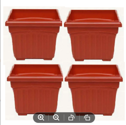 Picture of 4 Inch Khandani Square Planter - (4 PCS)