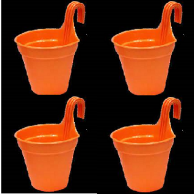 Picture of 15 cm Plastic Grill planter (5.8inch)-Grill Flower tob - 4 pcs set