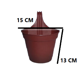 Picture of 15 cm Plastic Grill planter (5.8inch)-Grill Flower tob - 5 pcs set