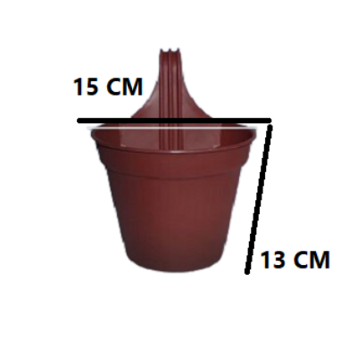 Picture of 15 cm Plastic Grill planter (5.8inch)-Grill Flower tob - 5 pcs set
