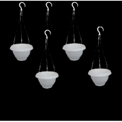 Picture of Hanging Planter White 9 Inchi 4 Pcs