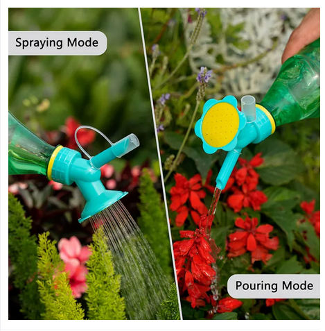 Picture of Mini Bottle Cap Sprinkler Nozzle Plastic Watering Can Spout Plant Watering Can