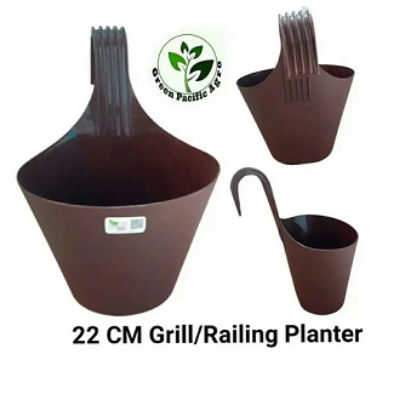Picture of 22 CM- Grill Planter or Railing Pots 1 PCS