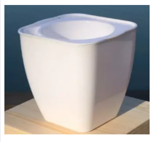 Picture of নতুন ঘন অলস ফুলের পট, স্বয়ংক্রিয় জল এবং সাকশন বেসিন, প্লাস্টিকের হাইড্রোপোনিক সবুজ মুলা ডেস্কটপ গাছের ফুলের পট 1 পিস