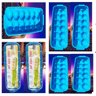 Picture of Food Grade Plastic Egg Tray Box Egg Container Egg Storage Box 12 slots