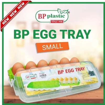 Picture of Egg Tray Large, 12 Eggs Dispenser Holder Eggs Storage Container Box Large 1 Dozen Capacity Plastic Tray