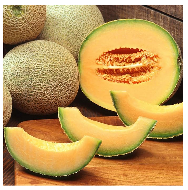 Picture of Hybrid orange red flash melon seeds 10 pcs