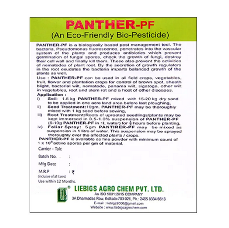 Picture of PANTHER-PF Bio Pesticide(Liebigs Agro Chem Pvt Ltd ) 100g